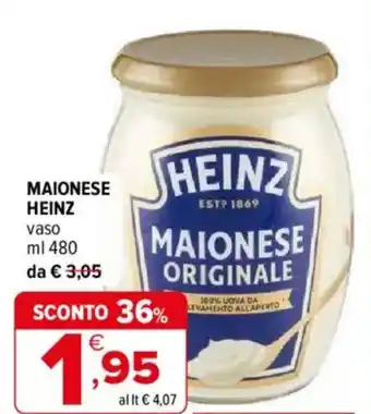Iperal Maionese HEINZ offerta
