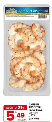 Iperal Gamberi argentini PANAPESCA offerta