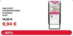 Max Factory Gimi glory stendibiancheria in acciaio 18 mt offerta