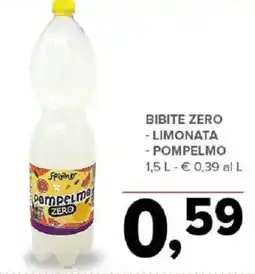 Todis Bibite zero - limonata - pompelmo offerta