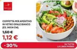 Max Factory Bormioli coppetta per aperitivo in vetro opale bianco (es. 14x14 cm) offerta