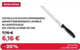 Max Factory Tescoma. coltello in acciaio inossidabile manico offerta