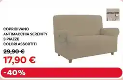 Max Factory Copridivano antimacchia serenity 3 piazze offerta
