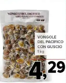 Todis Vongole del pacifico con guscio offerta