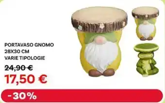 Max Factory Portavaso gnomo 28x30 cm offerta