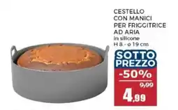Happy Casa Cestello con manici per friggitrice ad aria offerta