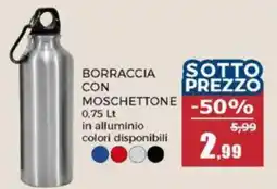 Happy Casa Borraccia con moschettone offerta