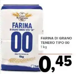 Todis Farina di grano tenero tipo 00 offerta