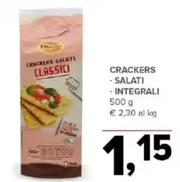 Todis Crackers salati - integrali offerta
