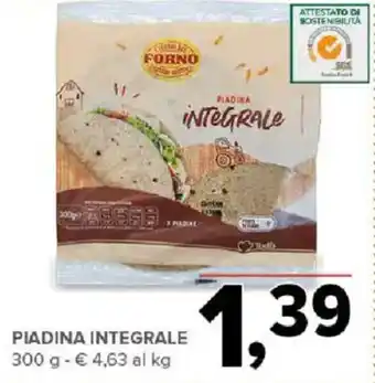 Todis Piadina integrale offerta