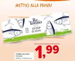 Todis Tonno all'olio d'oliva offerta
