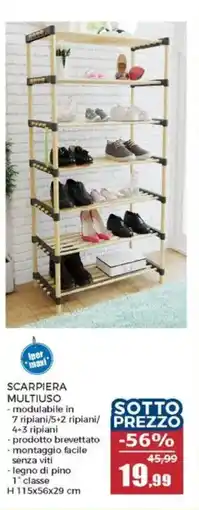 Happy Casa Scarpiera multiuso offerta