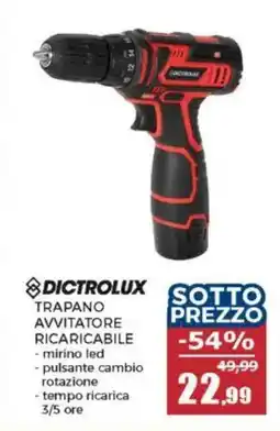 Happy Casa Dictrolux trapano avvitatore ricaricabile offerta