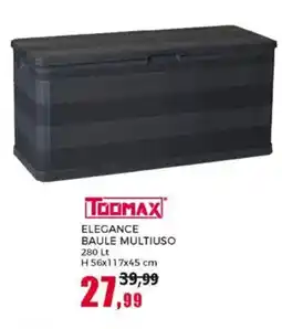 Happy Casa Toomax elegance baule multiuso offerta