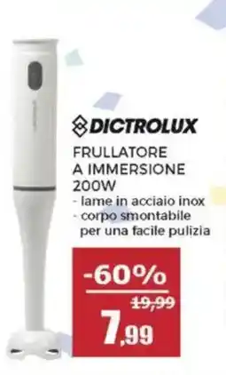 Happy Casa Dictrolux frullatore a immersione 200W offerta