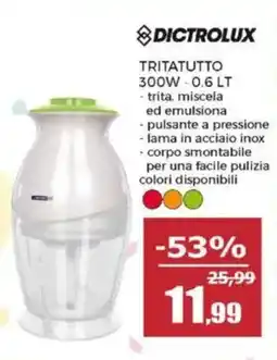 Happy Casa Dictrolux tritatutto 300W offerta