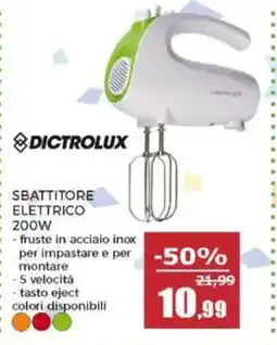 Happy Casa Dictrolux sbattitore elettrico 200W offerta