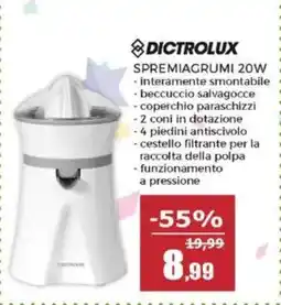 Happy Casa Dictrolux spremiagrumi 20W offerta