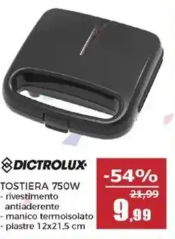 Happy Casa Dictrolux tostiera 750W offerta