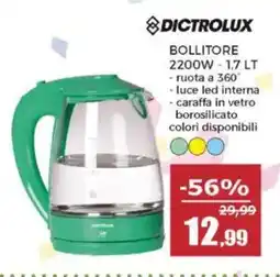 Happy Casa Dictrolux bollitore 2200W offerta
