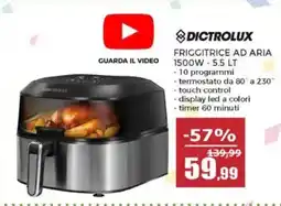 Happy Casa Dictrolux friggitrice ad aria 1500W offerta