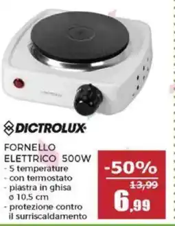 Happy Casa Dictrolux fornello elettrico 500W offerta