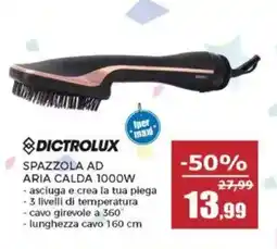 Happy Casa Dictrolux spazzola ad aria calda 1000W offerta