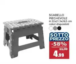 Happy Casa Sgabello pieghevole offerta