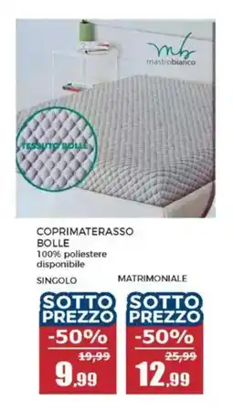 Happy Casa Coprimaterasso bolle Singolo offerta
