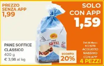 Todis Pane soffice classico offerta