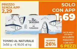 Todis Tonno al naturale offerta
