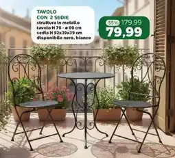Happy Casa Tavolo con 2 sedie offerta
