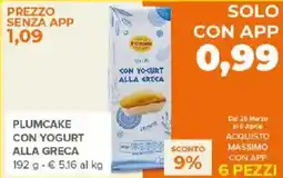 Todis Plumcake con yogurt alla greca offerta