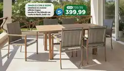 Happy Casa Tavolo con 6 sedie offerta