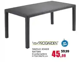 Happy Casa Progarden tavolo joker rattan offerta