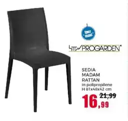 Happy Casa PROGARDEN SEDIA MADAM RATTAN offerta