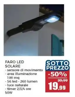 Happy Casa Faro LED solare offerta