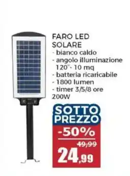 Happy Casa Faro LED solare offerta