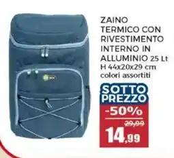 Happy Casa Zaino termico con rivestimento interno in alluminio offerta