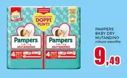 Happy Casa Pampers baby dry mutandino offerta