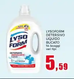 Happy Casa Lysoform detersivo liquido bucato offerta