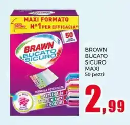 Happy Casa Brown bucato sicuro maxi 50 pezzi offerta