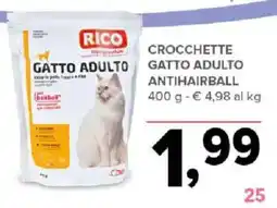Todis Crocchette gatto adulto antihairball offerta