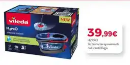 Happy Casa vileda H2PRO Sistema lavapavimenti con centrifuga offerta