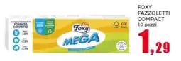 Happy Casa Foxy fazzoletti compact 10 pezzi offerta