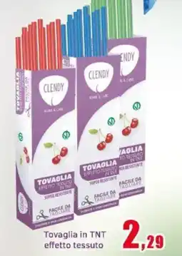 Happy Casa Tovaglia in TNT effetto tessuto offerta