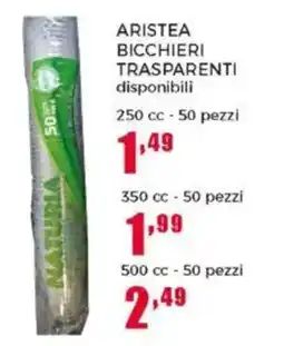Happy Casa Aristea bicchieri trasparenti offerta
