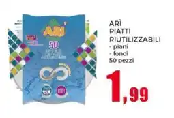 Happy Casa Arì piatti riutilizzabili offerta