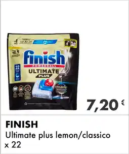 Iper Tosano FINISH Ultimate plus lemon/classico x 22 offerta