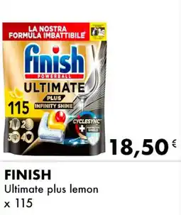 Iper Tosano FINISH Ultimate plus lemon x 115 offerta